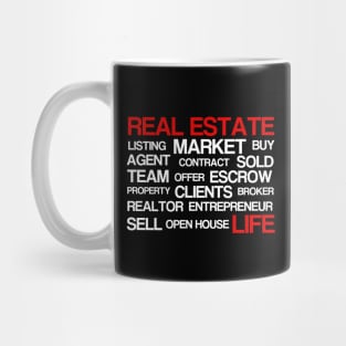 The Real Estate Words Mug